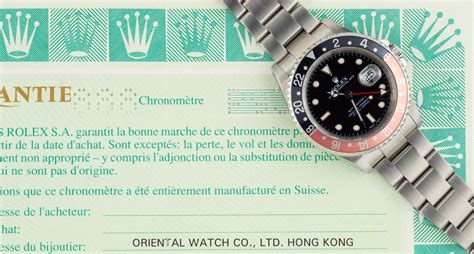 foglio garanzia rolex|dove acquistate una rolex.